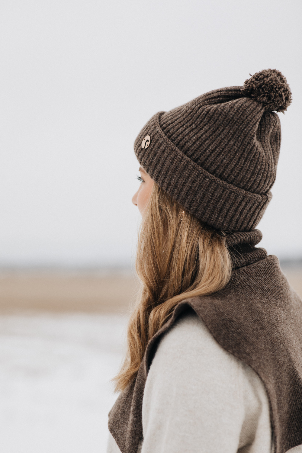 Alpaca Beanie Blend Pom Pom