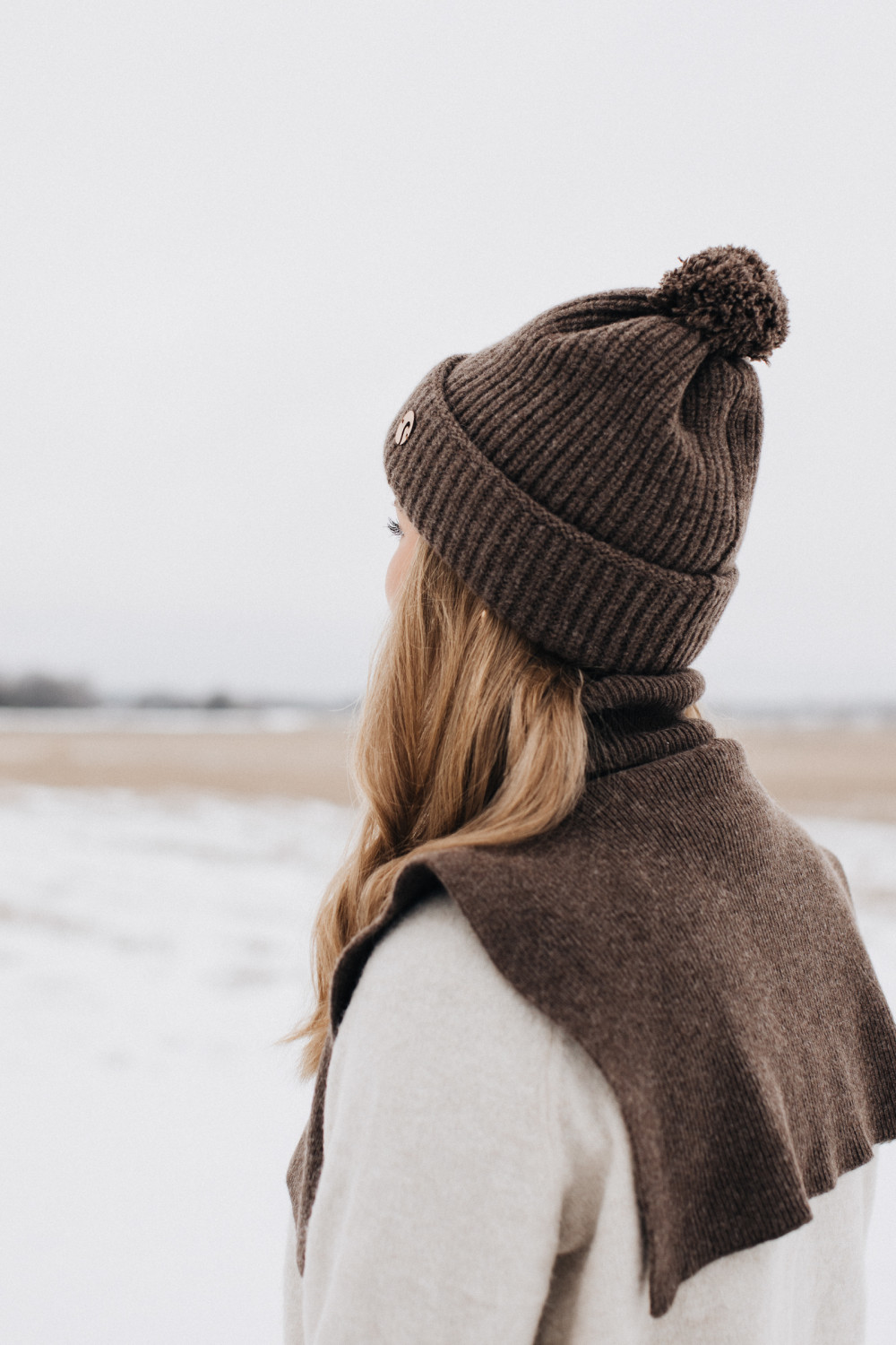 Alpaca Beanie Blend Pom Pom