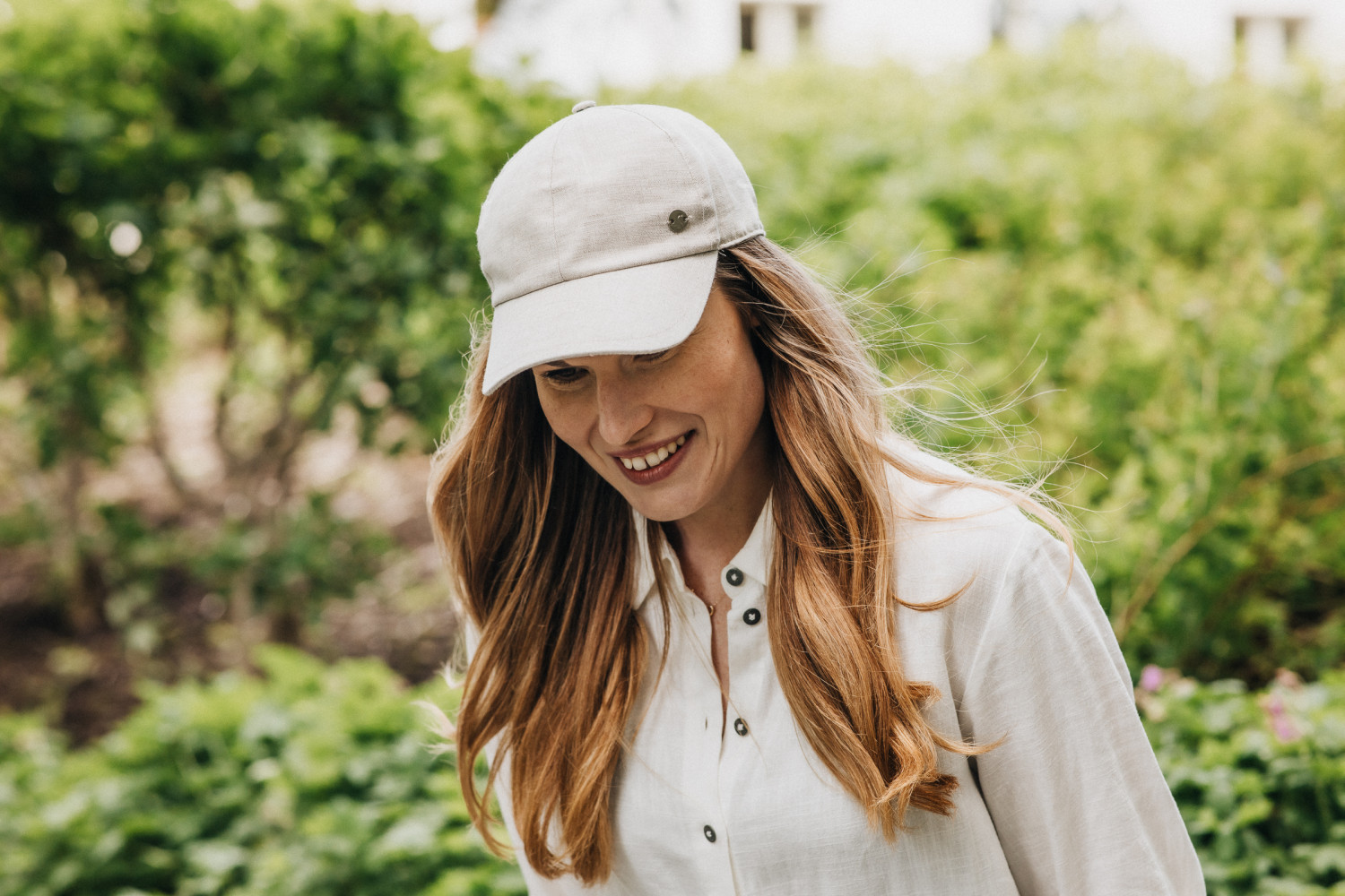 Baseball Cap Linen Pastel