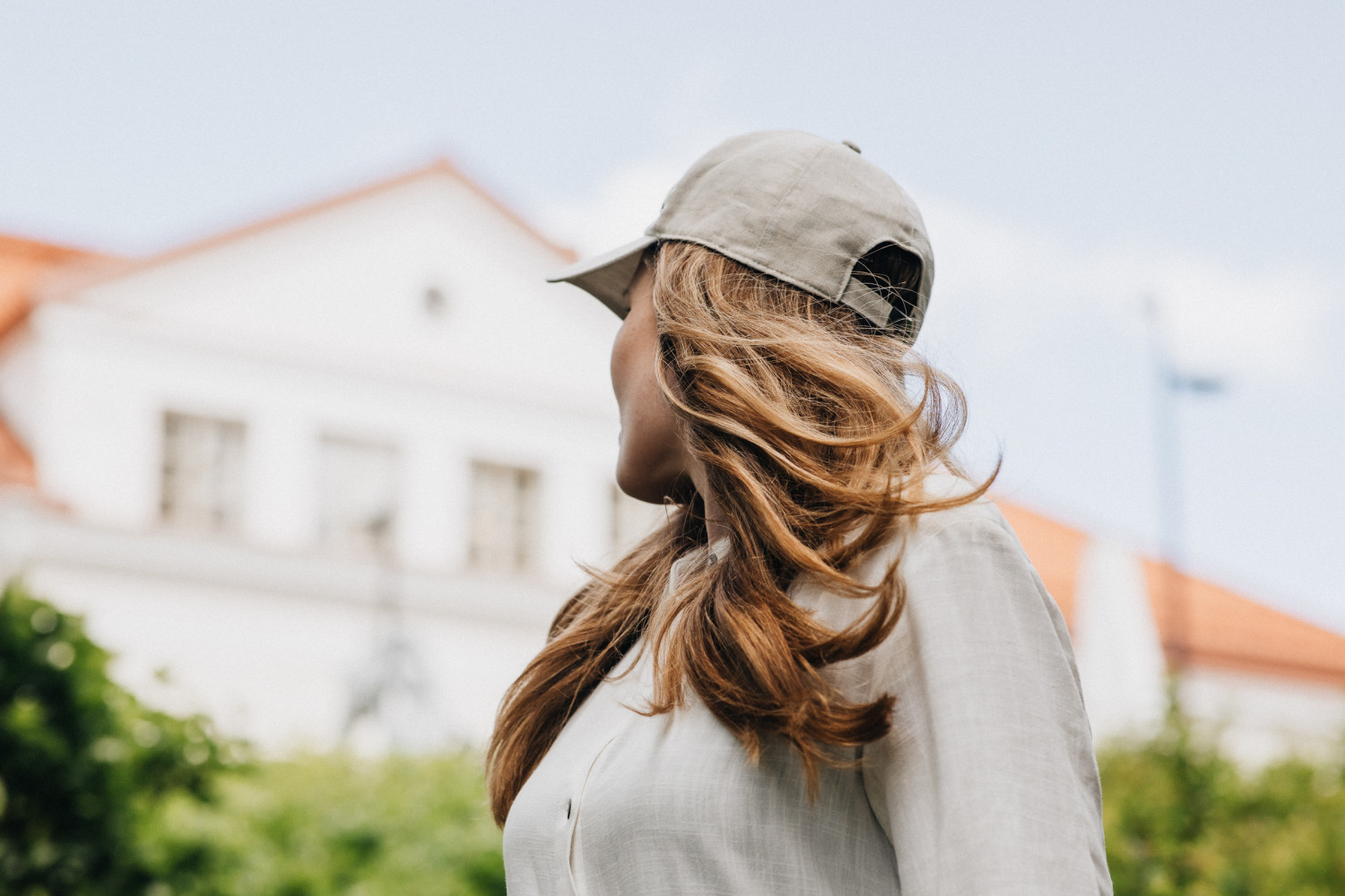 Baseball Cap Linen Pastel