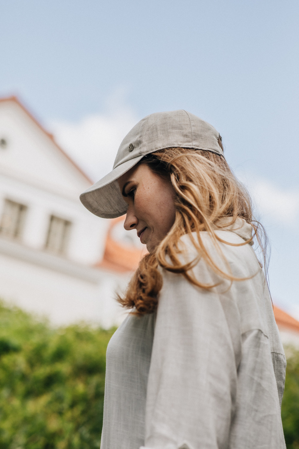 Baseball Cap Linen Pastel