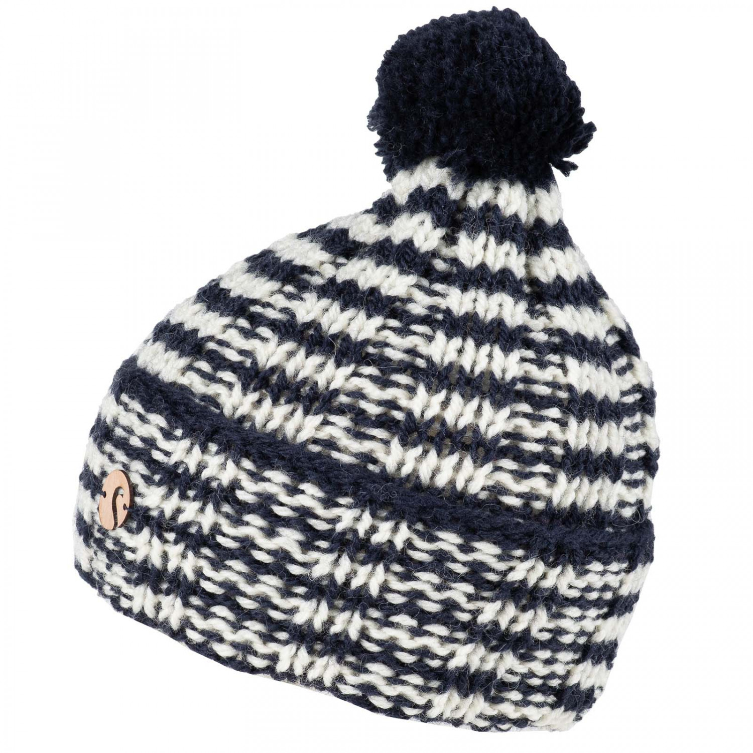 Beanie Wool Striped Pipo