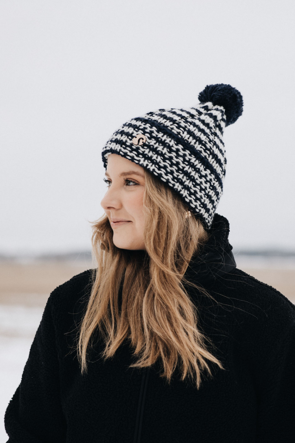 Beanie Wool Striped