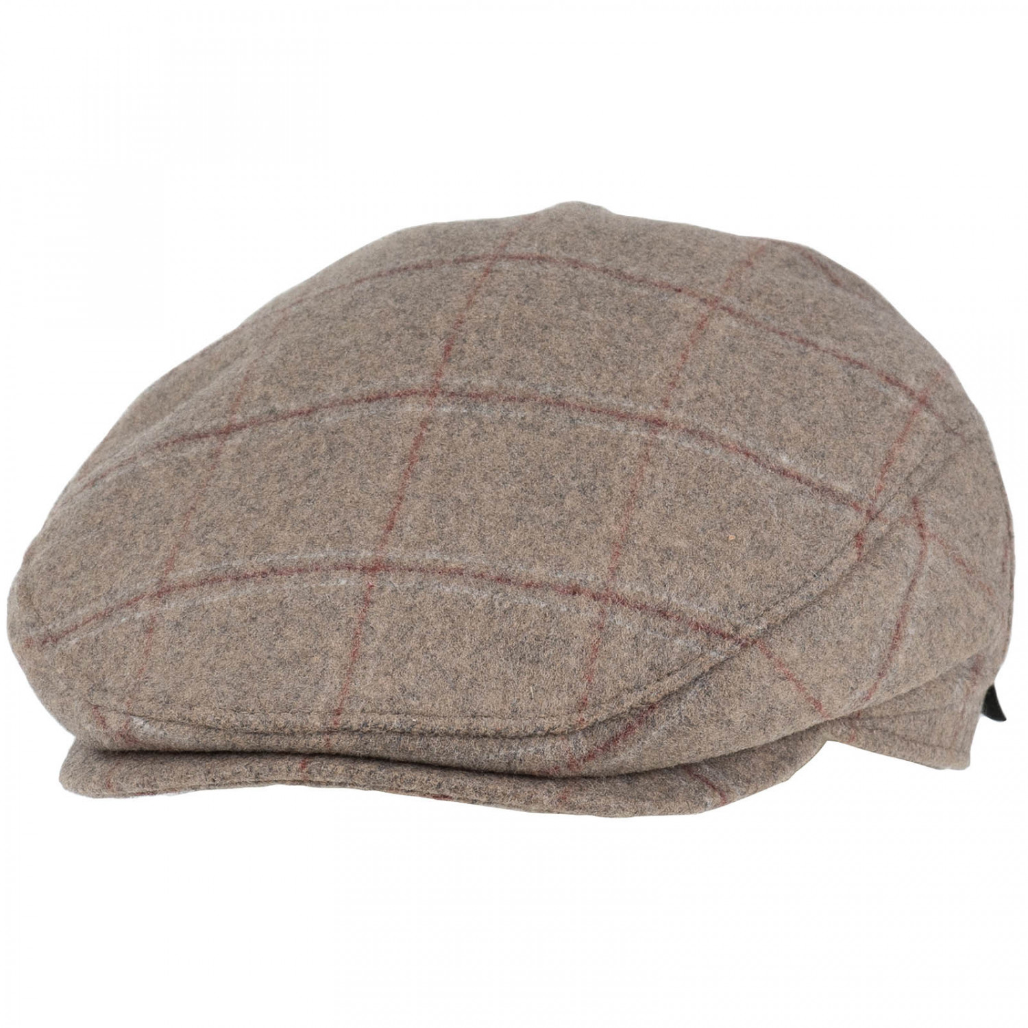 Eero Gen Recycled Wool Check Flat Cap