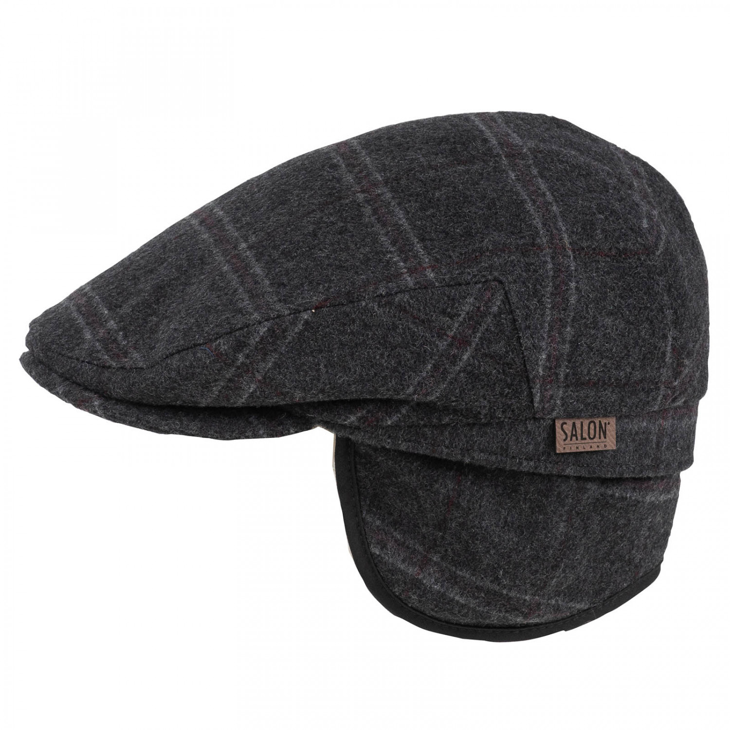 Eero Gen Recycled Wool Check Flat Cap