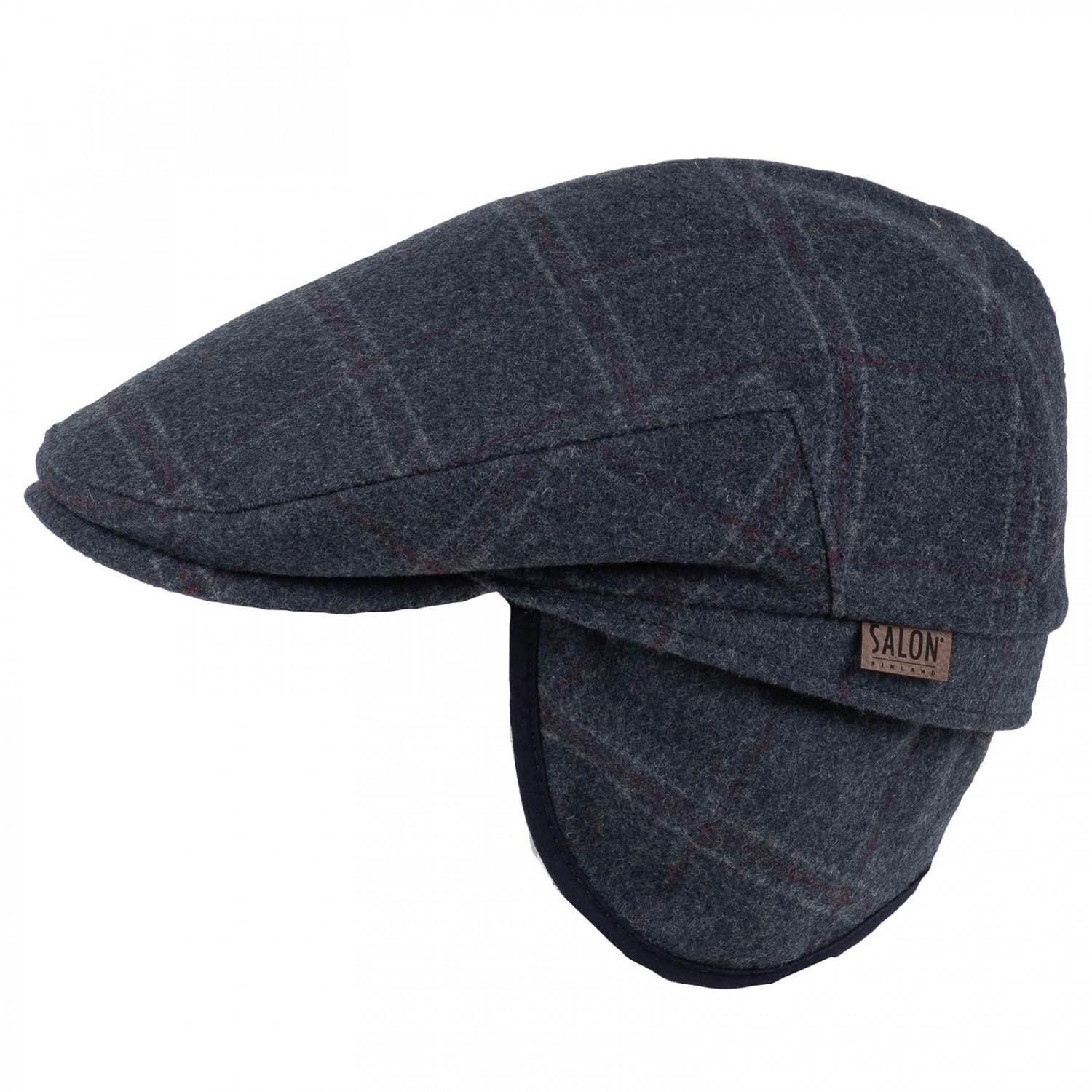 Eero Gen Recycled Wool Check Flat Cap