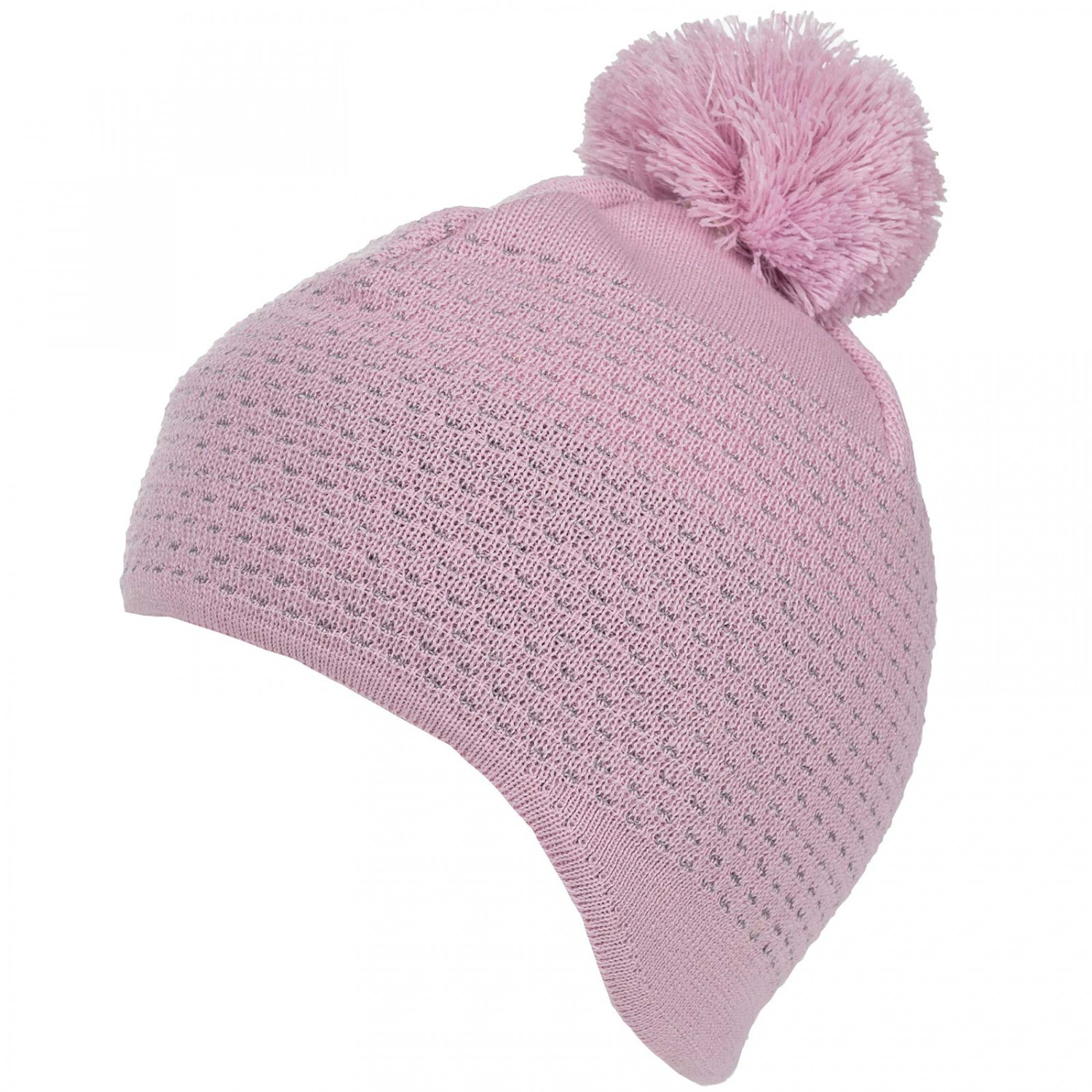 Kids reflective beanie pom pom