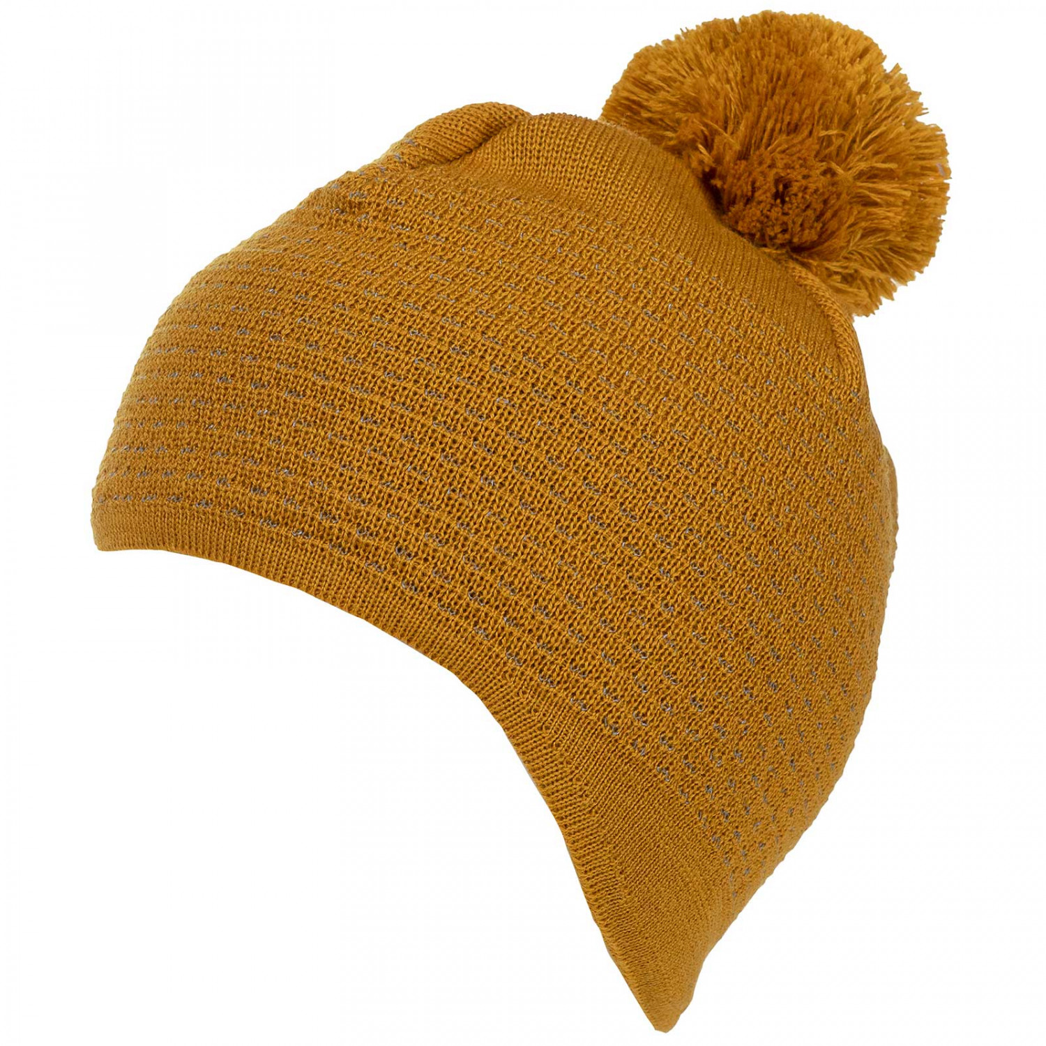 Kids reflective beanie pom pom